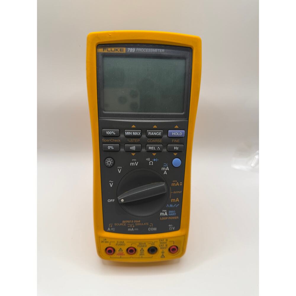 Fluke 789 ProcessMeter True RMS Multimeter Loop Calibrator Leads Tested Working - Picture 7 of 11